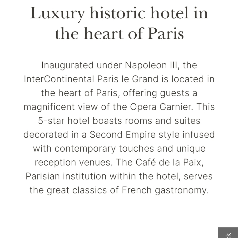 Intercontinental Hotel Paris Wooden Hanger - Picture 3 of 12